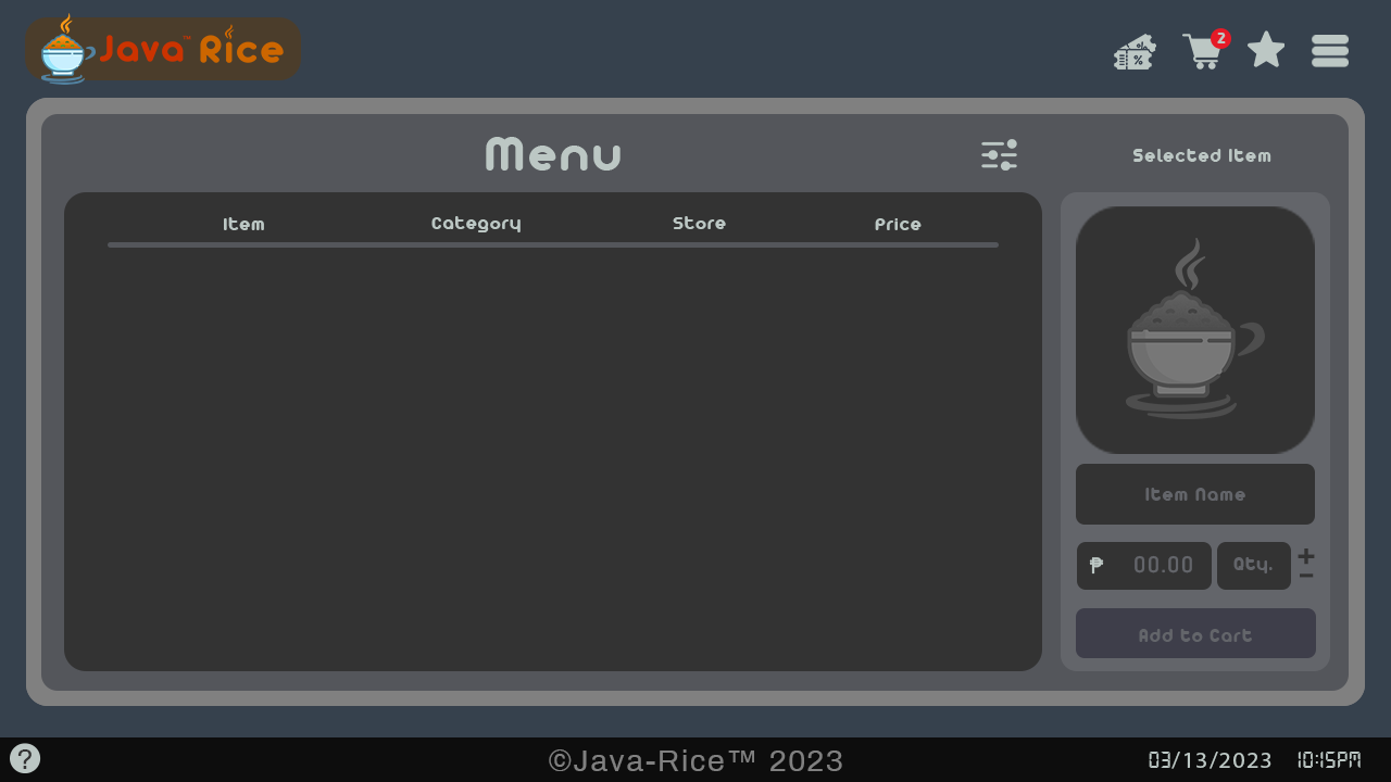 Java Rice Menu Screen.png