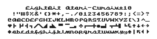 EightBit Atari-Cursive10-sample.png