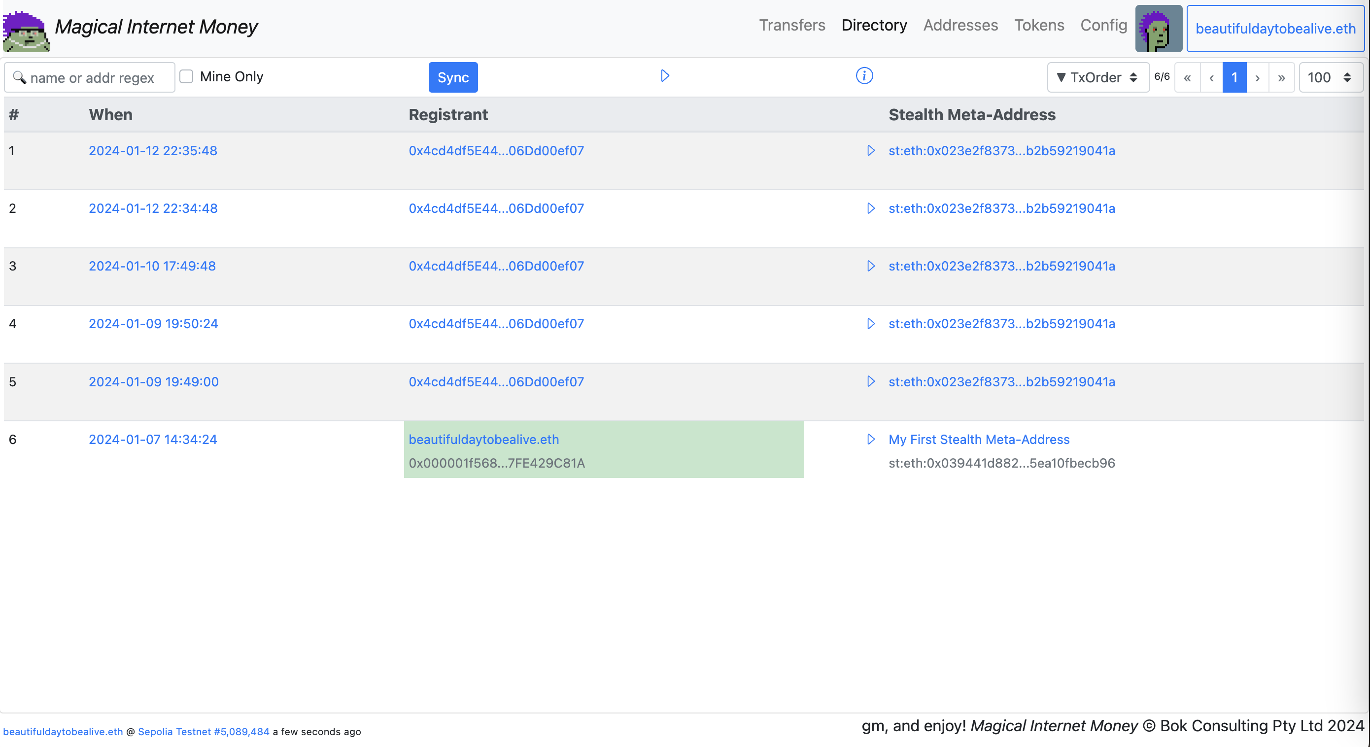 SampleScreen_GenerateStealthMetaAddress_Registry_20240115.png