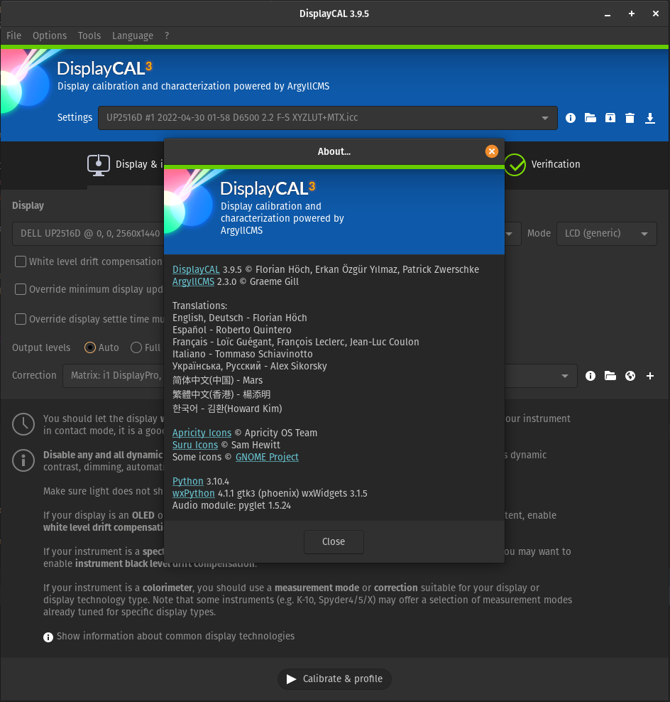 DisplayCAL-screenshot-GNOME-3.9.5-running_on_python3.10.png