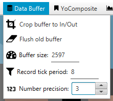 Data Buffer menu