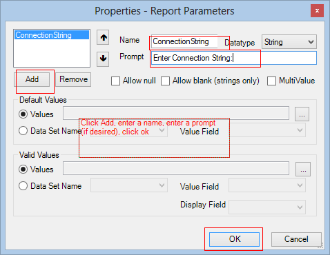 My-FyiReporting Connection String Runtime Image 2