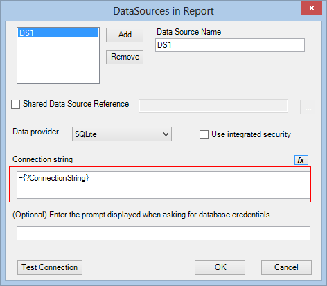 My-FyiReporting Connection String Runtime Image 6