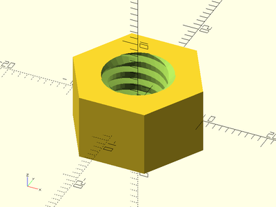 trapezoidal_threaded_nut() Example 3