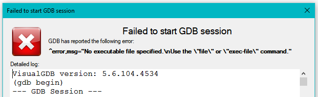 failed_to_start_gdb_session.png